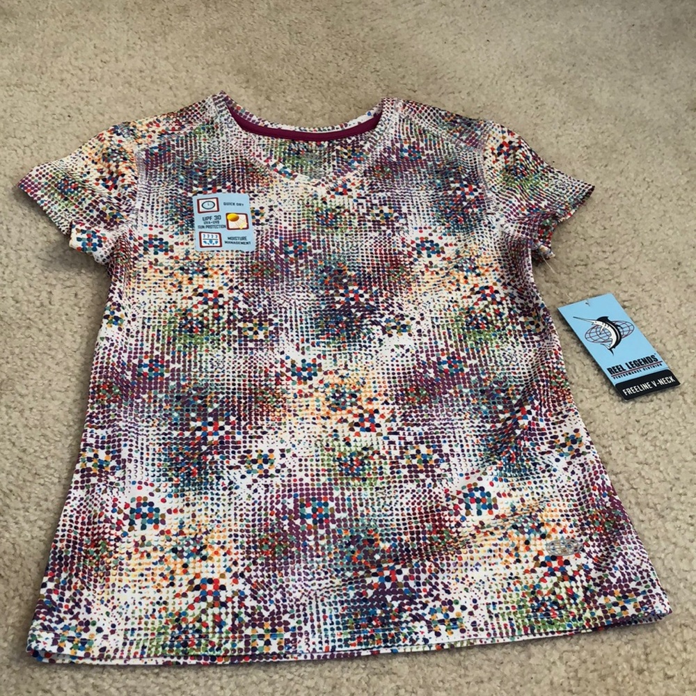 Girls Ariel Candy Freeline V-neck T-shirt NWT